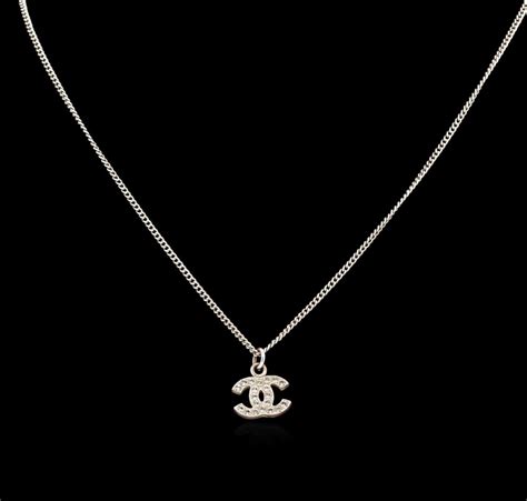 cheap chanel logo necklaces|genuine Chanel necklace.